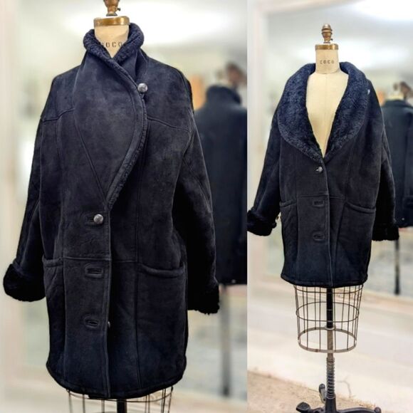 Danier Shearling Coat - Picture 3 of 9